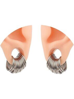 20 PCS Surgical Stainless Steel Ear Weights & Rings for Cartilage, Helix